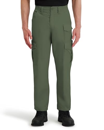 Propper Men's Uniform Tactical Pants – Professional Duty Pant with Reinforced Construction & Multiple Pockets – Olive Green, 32 X 30