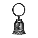AIWENXI Bell Urns Necklace Cross Motorcycle Cremation Keychain Urns Keychain Keepsakes Memorial Ash Pendant Jewelry