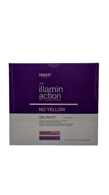El sistema de laminación del pelo de la acción Illamin no YELLO SALON KIT DIKSON