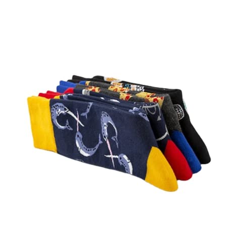 Colorful Trendy Socks Color Socks Big Skull Casual Cotton Socks Trends Mid-Calf Socks4