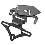 for S1000RR M1000RR 19-25 S1000R M1000R 21-25 Foldable License Plate Bracket Holder Rear Fender Eliminator Short Tail Tidy Mudguard Mount Number Plate Stay (Blank)