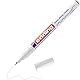 Edding 780 weiß permanenter Glanzlackmarker - extra-feine Rundspitze 0,8 mm, stark deckend