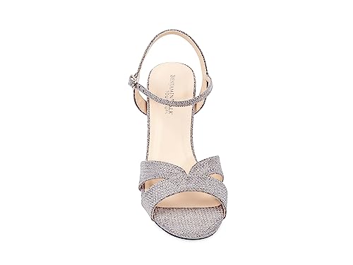 Touch Ups Women's Riley Heeled Sandal, Silver, 82