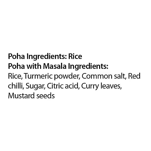 GM Foods Poha Khatta Meetha, 500g Pack of 3 (With Masala Inside) | Source of Fibre & Protein | White Thick Poha Healthy Food | Flattened with Rice/Atukulu | No MSG, Artificial Colors & Preservatives - Image 3 thumbnail