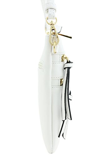 Isabelle Functional Multi Pocket Crossbody Bag (White) #TOP2