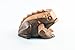 Frog guiro 4 inches wood block musical instrument Percussion Musical Instrument Perfect size Natural Wood Güiro Frog (Wooden)