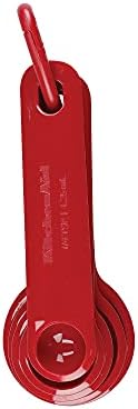 KitchenAid Universal Measuring Spoon Set, Durable and Easy to Clean, Empire Red, Set of 5