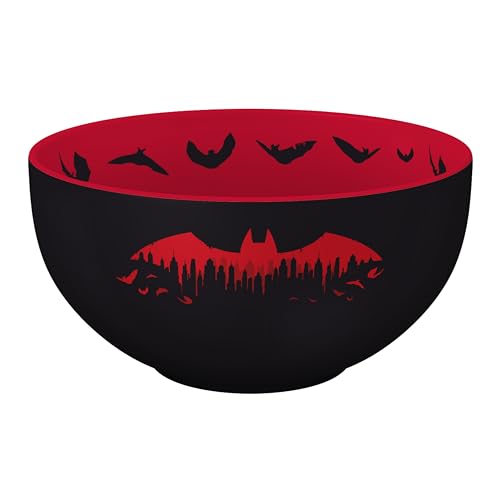 ABYstyle – Bol DC COMICS Batman – Produit Officiel – 600 ml – Céramique Haute Qualité – Logo Emblématique du Chevalier Noir