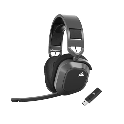 CORSAIR HS80 MAX WIRELESS Multiplattform-Gaming-Headset Mit Bluetooth – Dolby Atmos –...
