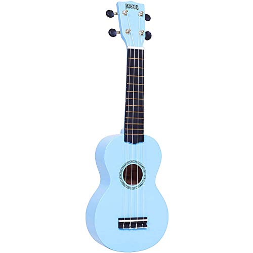 Mahalo Ukuleles MR1LBU Ukuleles Rainbow Series Soprano Ukulele, azul claro