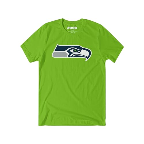 Image of FOCO Men's NFL Team Primary Logo Black Short Sleeve T-Shirt