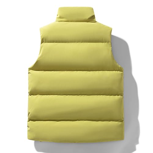 Men's Lightweight Quilted Vest 2025 Fall Winter Trendy Thermal Sleeveless Jackets Comfort Warm Athletic Vest2