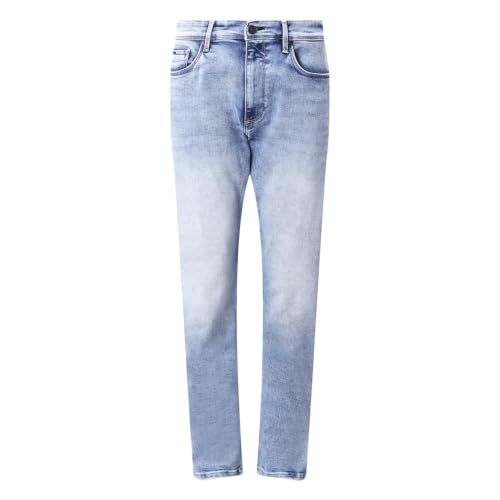 Image of BASICS Cotton Stretch Men's Jeans | Smart Casual Denim | Ultra-flexible stretch cotton denim. Modern style. Durable, breathable & built for all-day travel comfort.