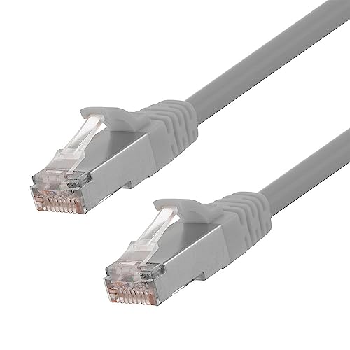 Cable de red NavePoint CAT6 Patch Cord 3 pies gris 5 unidades miniatura 1