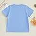 Kids 4th of July Shirt Toddler Little Boys Girls Dog Crab Embroidery Flags Funny Fourth of July Shirts (Crab, 2-3 Years)
