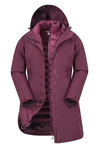 Mountain Warehouse Alaskan 3-in-1 Damen Winter Mantel - Lange, wasserdichte...
