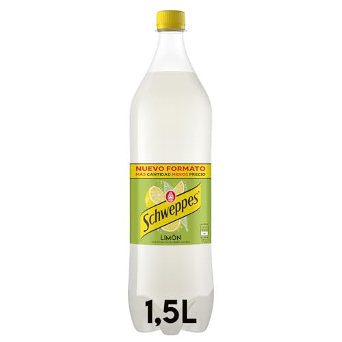 Schweppes Limón, Refresco Bebida Refrescante - Botella PET 1,5 L