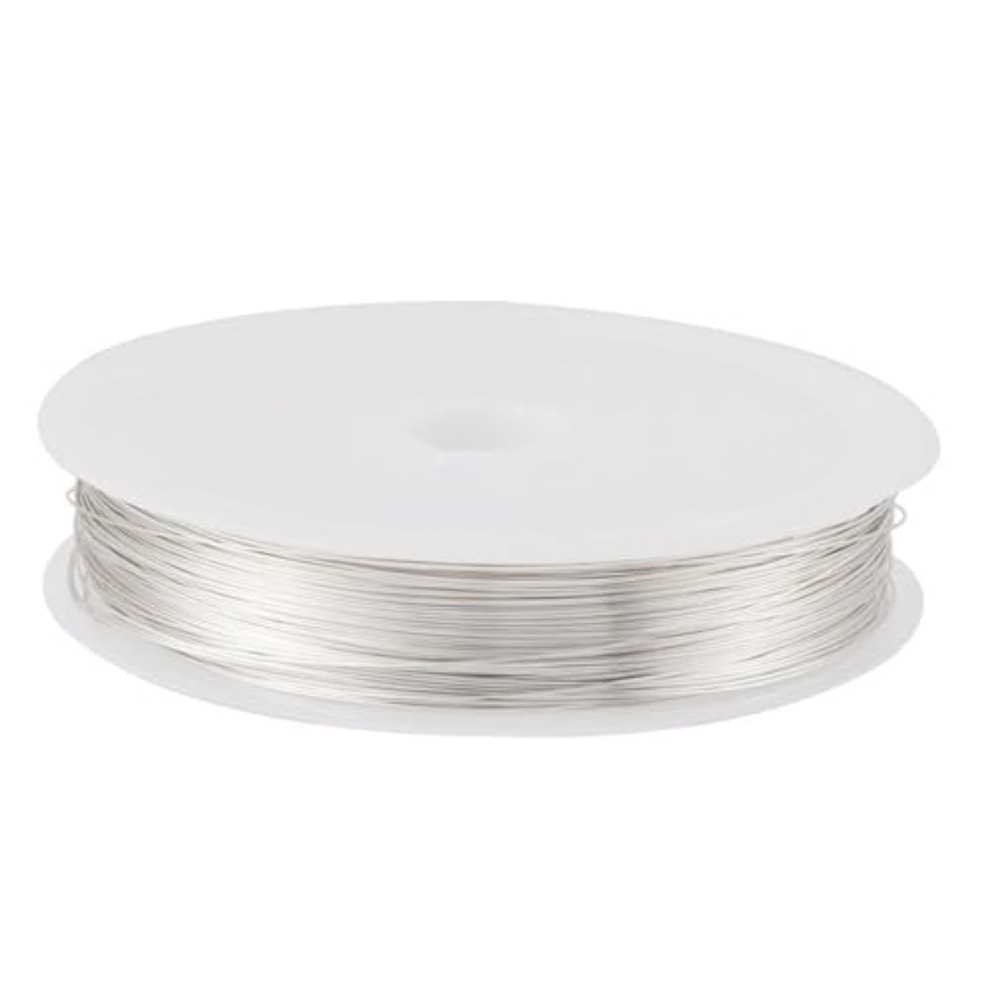 20 Meter 28 Gauge Silver Plated Copper Wire for Jewellery Making