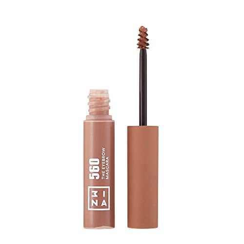 3INA MAKEUP - The Eyebrow Mascara 560 - Rubio oscuro - Máscara de cejas que fija, define y da volumen a las cejas - Fórmula en gel de aplicación precisa - Acabado natural - - Vegan - Cruelty Free
