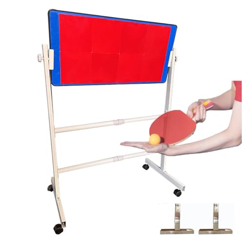 Professional Table Tennis Return Board,Table Tennis Rebound Board,with Adjustable Caster Angle,for Indoor Self Training Table Tennis Table Countertop
