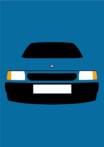 Vauxhall Nova MK2 - Biglietto d'auguri Retro Motor...