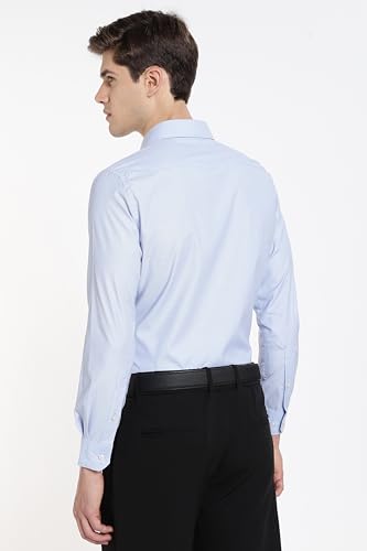Image of Men's Solid Formal Shirt | Premium Cotton Rich Full Sleeves Shirt | Comfort Fit Office Wear Shirt with Single Chest Pocket | Stylish Casual & Formal Shirt for Men