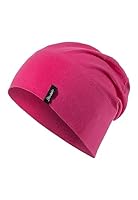 Sterntaler OCS Beanie uni – Lässige Slouch Beanie Mütze aus Singlejersey (Bio) – Mädchen Kopfbedeckung – variabel tragbar – Baby und Kinder Übergangsmütze – magenta, Größe 53
