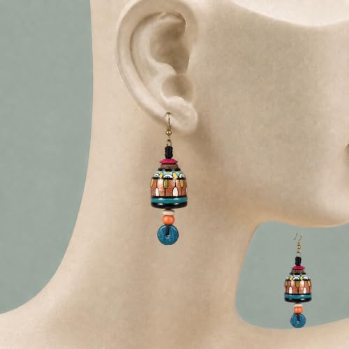 Image of Handcrafted Bohemian & Ethnic Earrings Collection for Women - Artistic, Nature-Inspired Statement Designs in Studs, Drops & Chandeliers