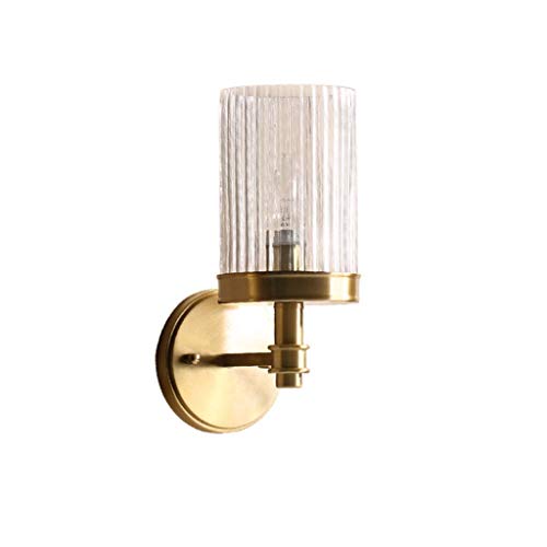 Applique en cuivre rétro et verre pour la chambre et le couloir de votre maison