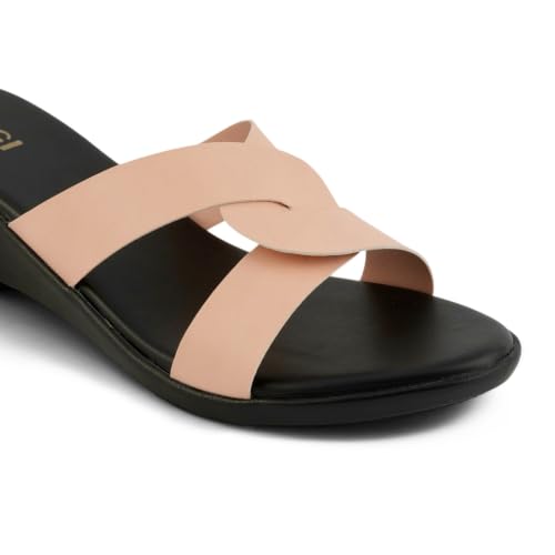 Image of IKAGI Sandal Fashion Wedding Casual Platform Wedges Slip-On Sandals For Womens & Girls