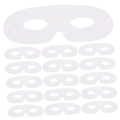 Didiseaon 1set Blank Masquerade Masks Unpainted Paper Masks for Boys and Girls Adults for Halloween Parties Art Projects and Creative Crafts