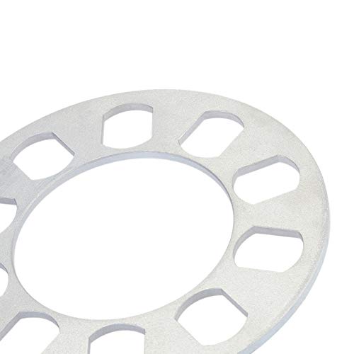 Sangmei Adaptador de espaçador de roda universal 5 orifício 5 mm Adaptador de roda de alumínio 5 ter