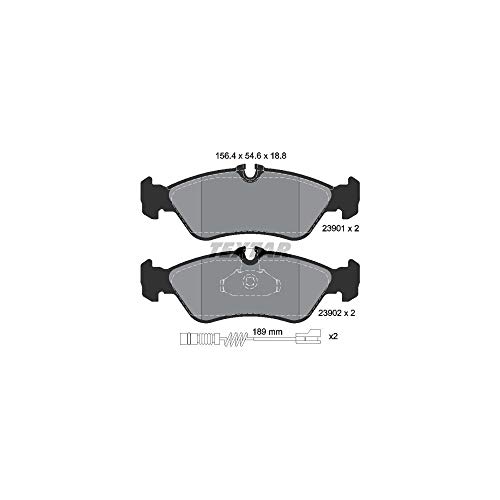 Preisvergleich Produktbild Textar 2390101 Bremsbelagsatz, Scheibenbremse