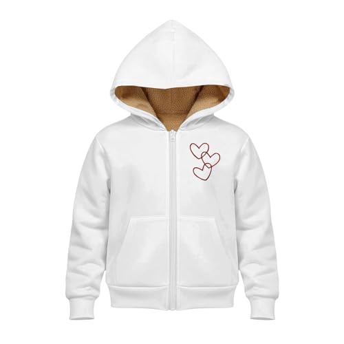 girls vest Kids Winter Coat Crew Neck Graphic Fleece sweatershirt