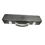 実用的なフルート保護ケース 16 穴耐衝撃インテリア調節可能なショルダーストラッププレーヤーのプレゼントに最適ポータブルコンサートケース