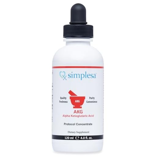 SIMPLESA NUTRITION – AKG Liquid, Alpha Ketoglutarate Supplement, Better Absorbing Liquid Formula, Improves Muscle Recovery, Increases Cell’s Energy Process, 100 Servings, Made in USA, Non-GMO