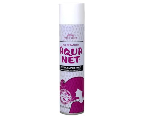 Aqua Net Professional Hair Spray Extra Super Hold Fresh Fragrance 11 oz (Pack of 10)