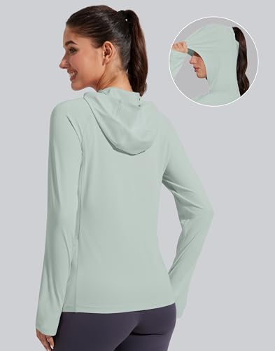 Pioneer Camp Womens UPF 50+ Sun Protection Hoodie Shirt with Pockets Long Sleeve Fishing Hiking Outdoor UV Shirts Lightweight3