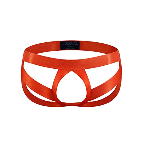 JOCKMAIL 4PCS/PACK Mens Underwear Jockstrap Thong Underwear Stretch Mens Jockstrap G-string Athletic Supporter2