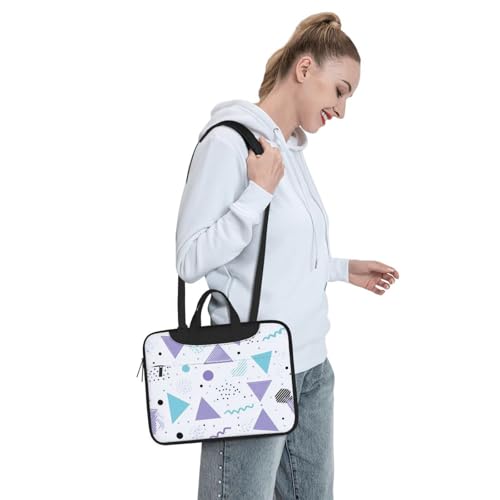 Maletín morado impermeable para laptop de 13 pulgadas miniatura 7