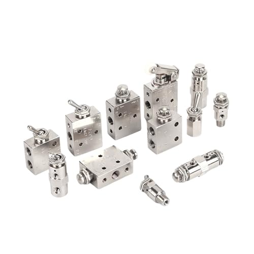Valve pneumatique TAC-3P à bouton à bascule pour stopper les fuites d'air comprimé