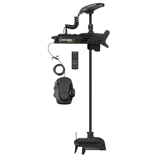 Minn Kota Terrova QUEST Brushless Bow-Mount Electric Trolling Motor with MEGA Side Imaging, 90/115 Lb. Thrust, 60 In. Shaft, Freshwater