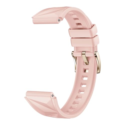 Sangle Huawei EasyFit 3 rose en fluoroélastomère 23 mm résistante à l'eau