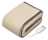 電気毛布 掛け敷き兼用 室温センサー搭載 8段階温度調節 ダニ対策 丸洗い可 シングル 188×137cm ベージュ DB-RM3M-C [並行輸入品]