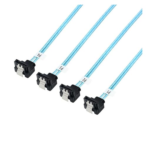 Cable S/AS 4.0 4 SATA a 4 SATA 90 Grados 1m miniatura 5