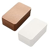 【Braunes Papier】Die Speicherkarten sind aus hochwertigem braunen Papier, sicher und ungiftig, ohne raue Oberfläche, mit guter Elastizität und Biegefestigkeit, glattes Schreiben und nicht leicht zu brechen. Kann mit allen gängigen Stiften wie Bleistiften, Filzstiften, Buntstiften und Wasserfarben, Tinte usw. beschrieben werden.