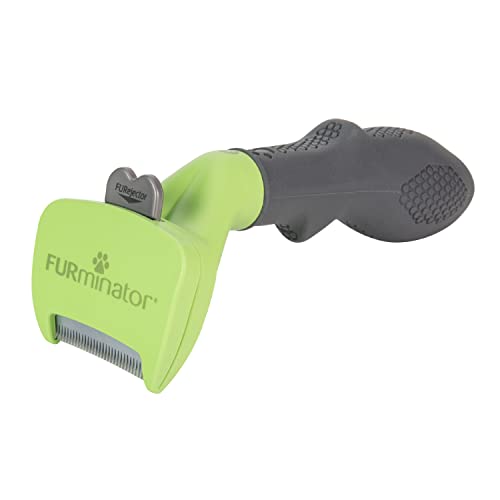 FURminator Small Dog Undercoat deShedding Tool, Short Hair, Reduces Loose Hair from Shedding