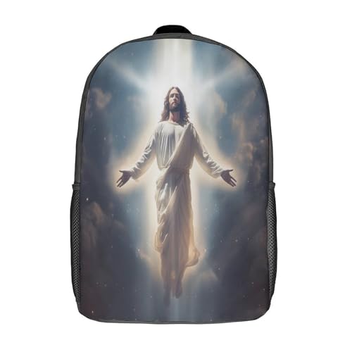 Sac à dos pour garçons Jesus 3D idéal pour les journées de maternelle