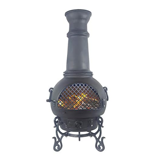 The Blue Rooster Gatsby Wood Burning Chiminea