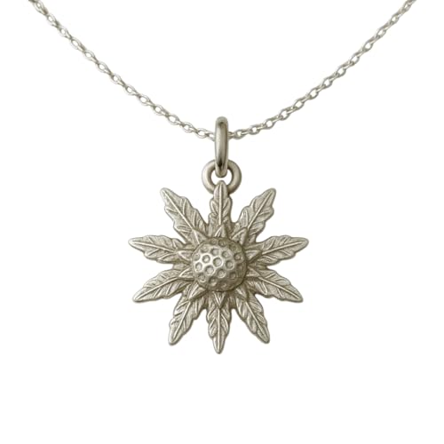 Colgante de plata con eguzlore - collar con flor de eguzlore - Amuleto de protección - étnico -